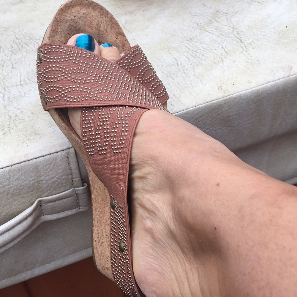 Neutral Colored Platform Shoes - image 5